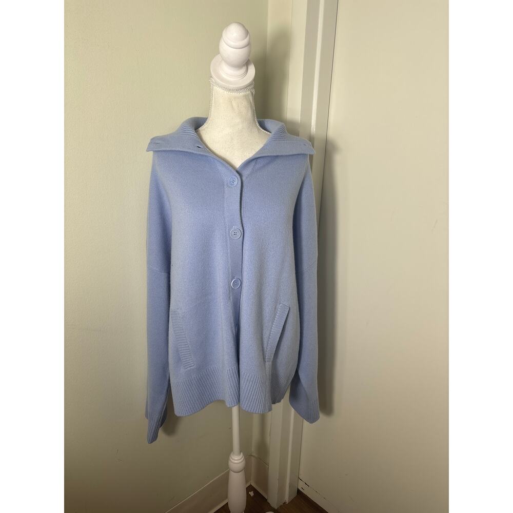 Sablyn Baby Blue Cardigan Sweater Sz M